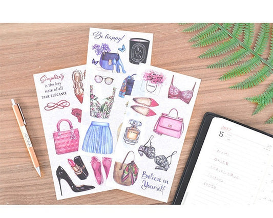 Fashion clothes stickers