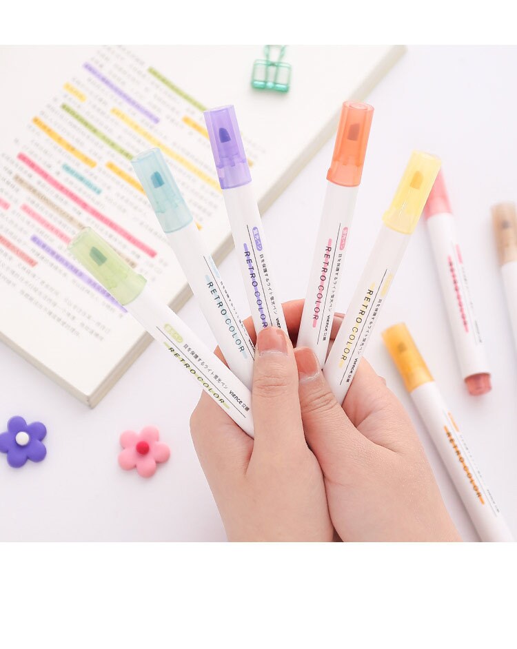 Colourful Highlighter Six pack