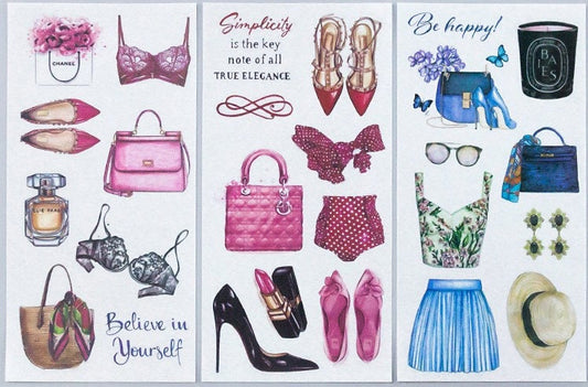 Fashion clothes stickers