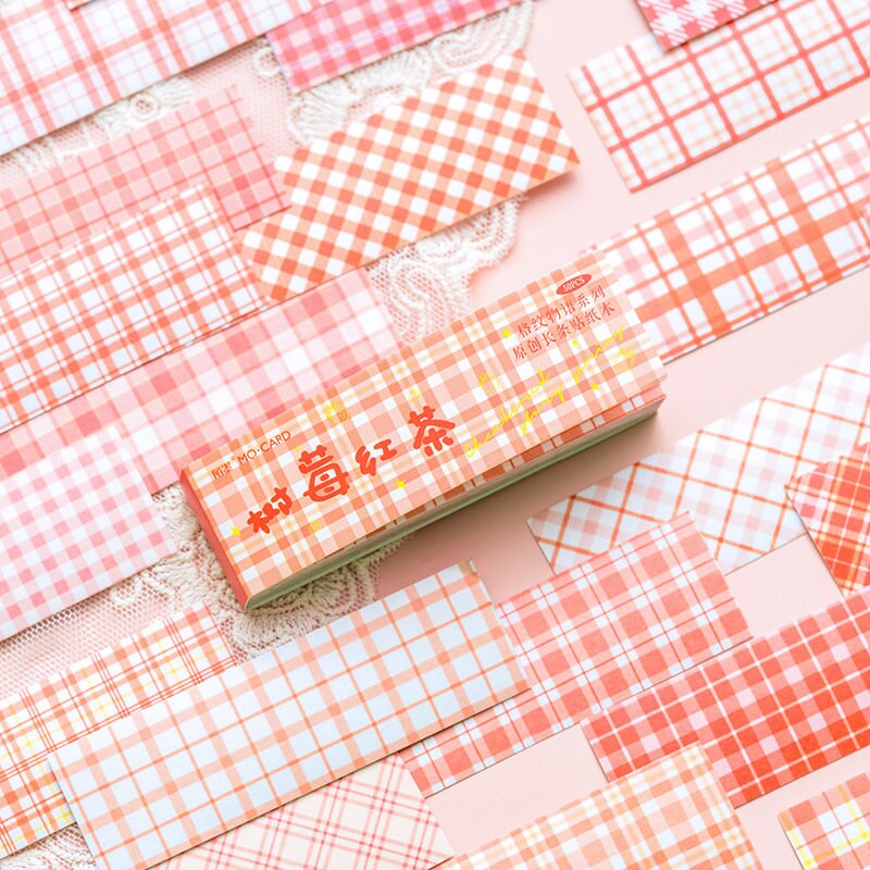 Mo card checked sticker book