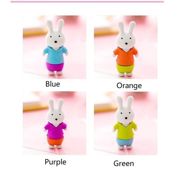 Kawaii rabbit pencil Erasers,