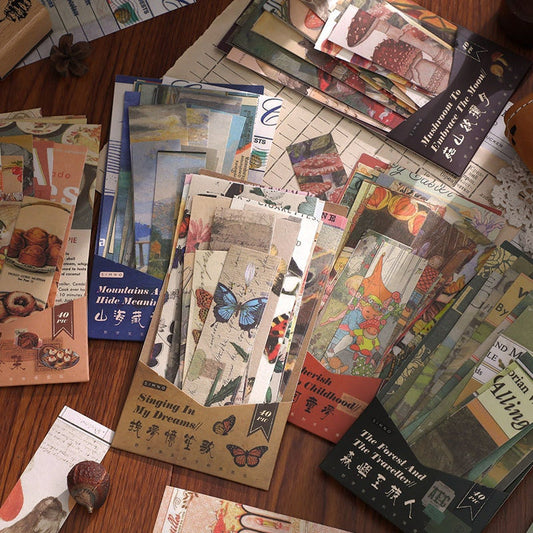 Vintage journaling paper