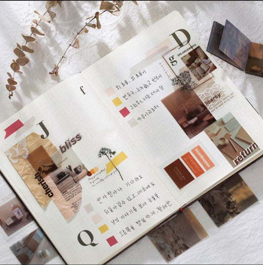 Aesthetic sticker book