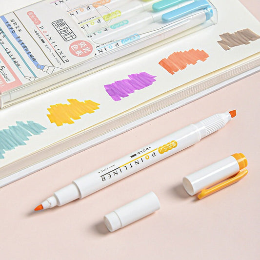 Double Ended Highlighter - Pack of 5