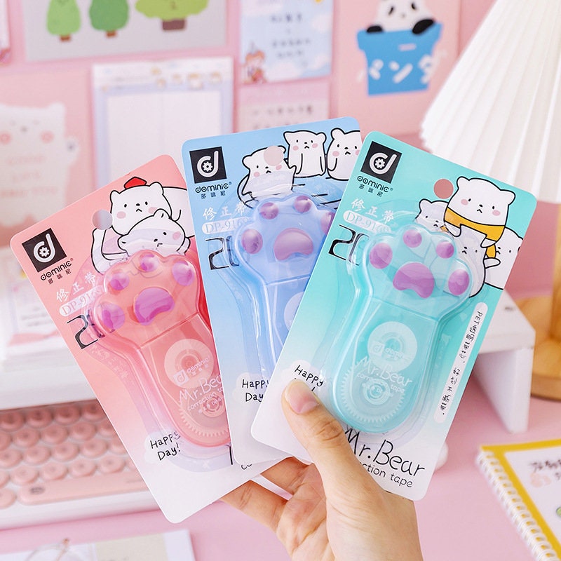 Kawii bear Paw Correction Tape,