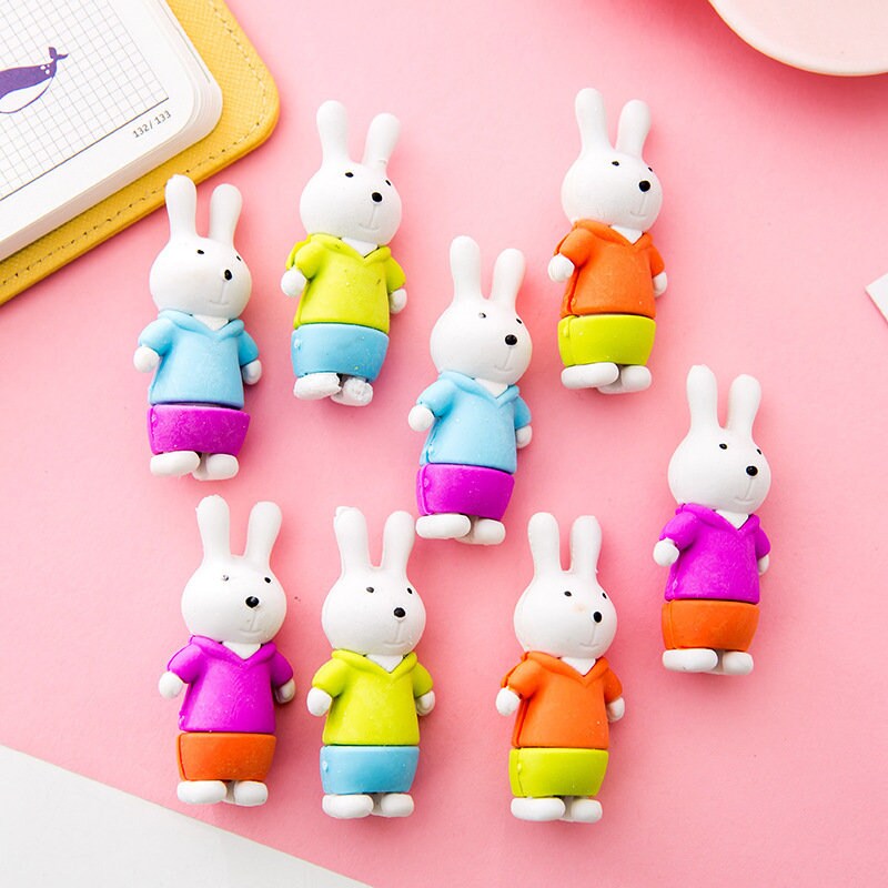 Kawaii rabbit pencil Erasers,