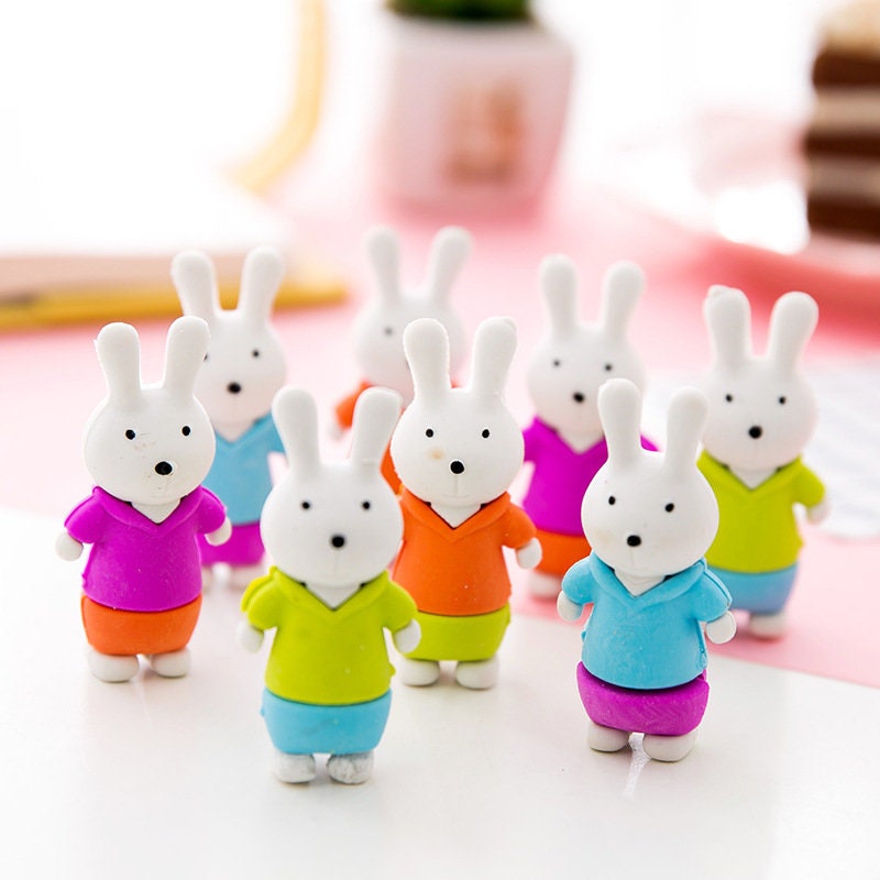 Kawaii rabbit pencil Erasers,