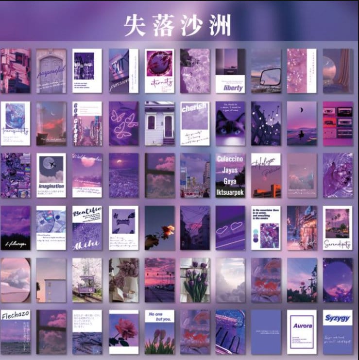 Aesthetic sticker book