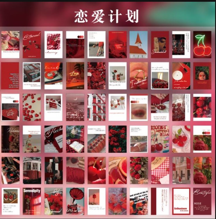 Aesthetic sticker book