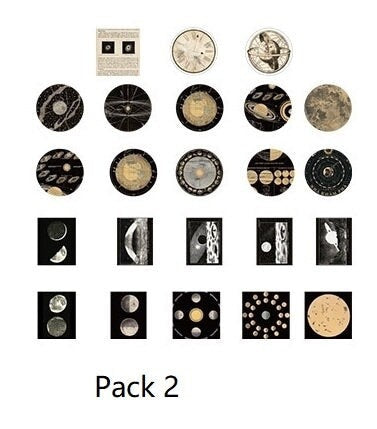 Moon & Space Sticker Pack