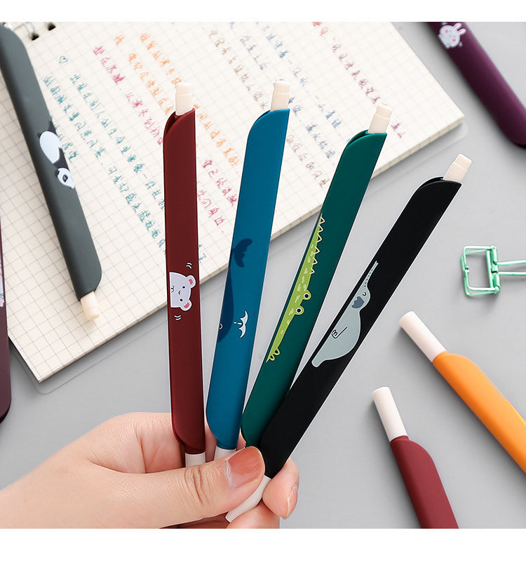 3-in-1 Gel Pens, Ruler, Bookmark