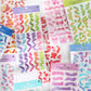 Polco confetti sticker sheets