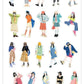 Kawaii Fashion Stickers Girls & Boys