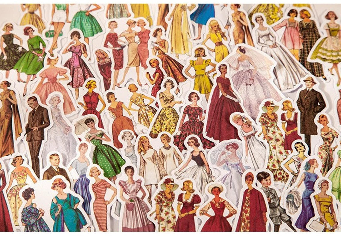 Vintage Fashion Stickers