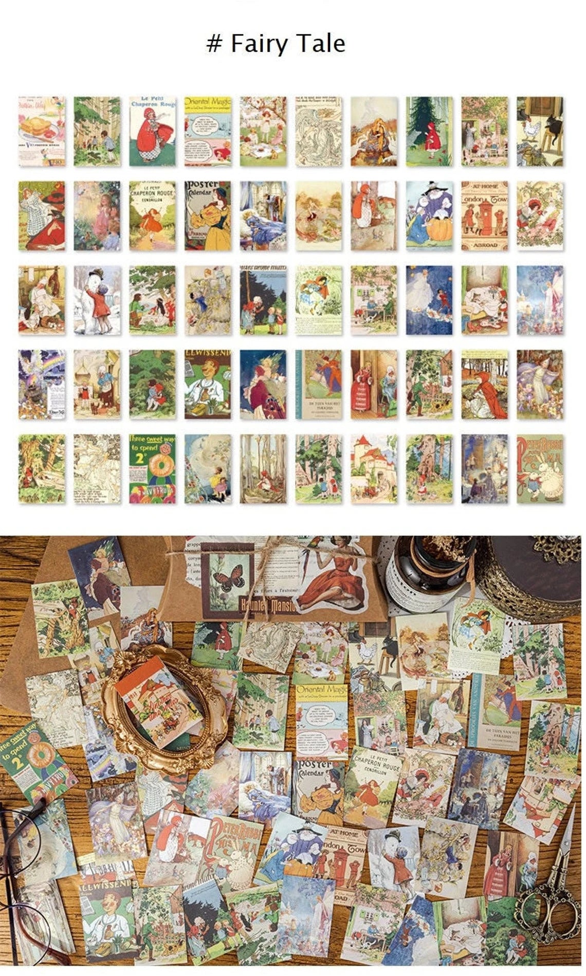 Vintage Sticker Book