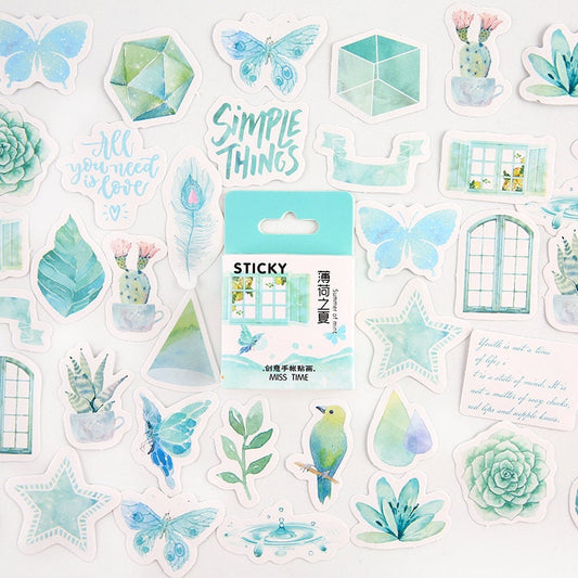 Mint Aesthetic stickers pack