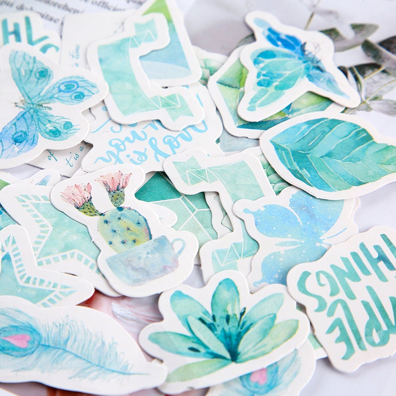 Mint Aesthetic stickers pack