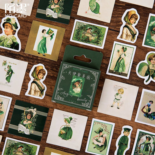 Vintage Stickers - Green