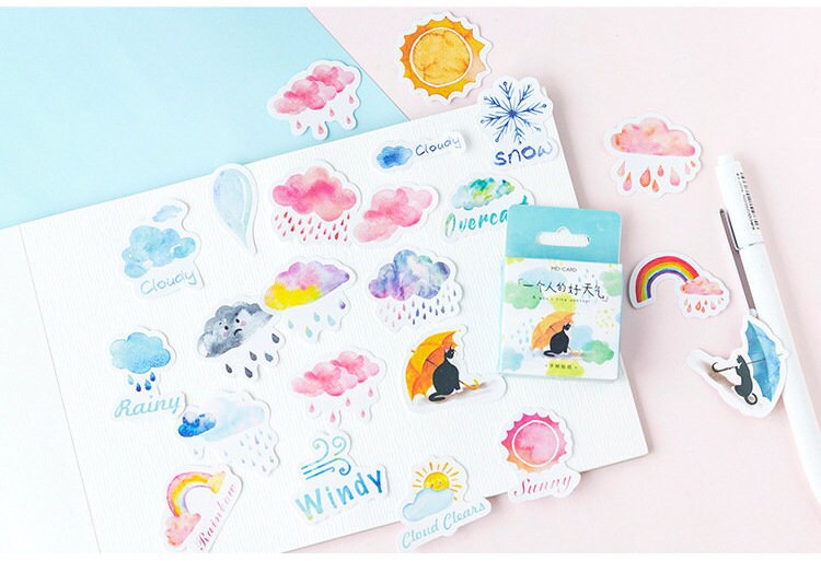 Weather stickers pack