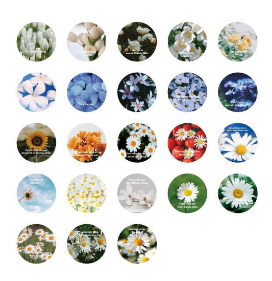 Floral stickers pack