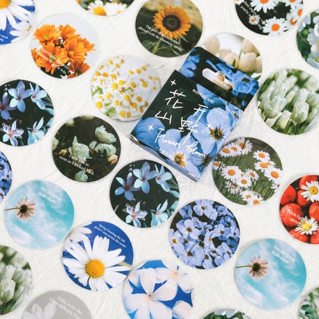 Floral stickers pack