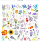Flower stickers pack
