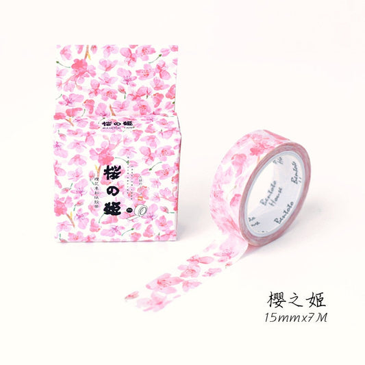 Pink floral Washi Tape