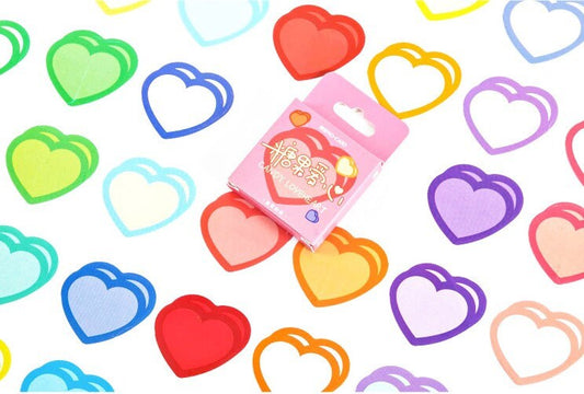 Kawii heart sticker pack