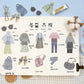 Fashion/Clothing Washi Stickers