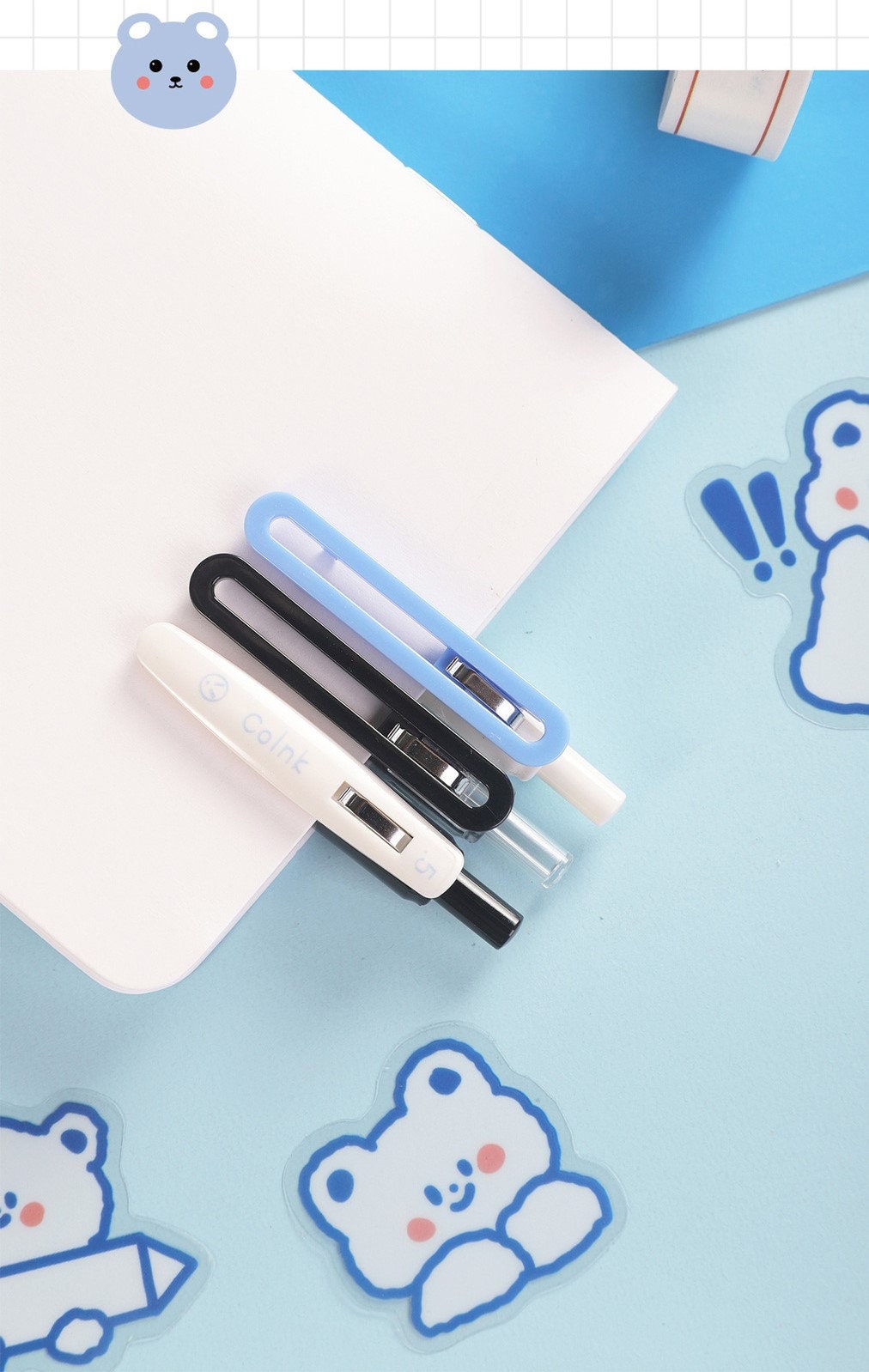 Kawaii cute bear Gel pens