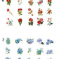 Colourful flower stickers pack