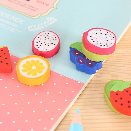 Colourful kawaii fruit Erase