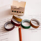 Colourful Washi Tape pack (set of 5)