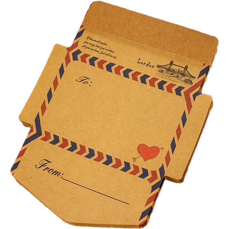 Vintage envelope sticky notes